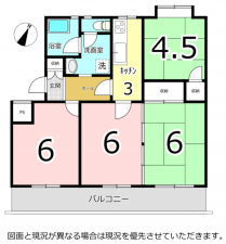 横須賀市桜が丘、マンションの間取り画像です