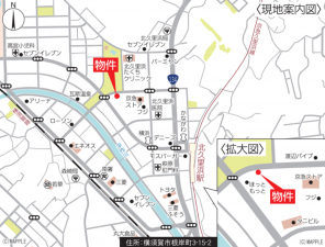 横須賀市根岸町、マンションの地図画像です