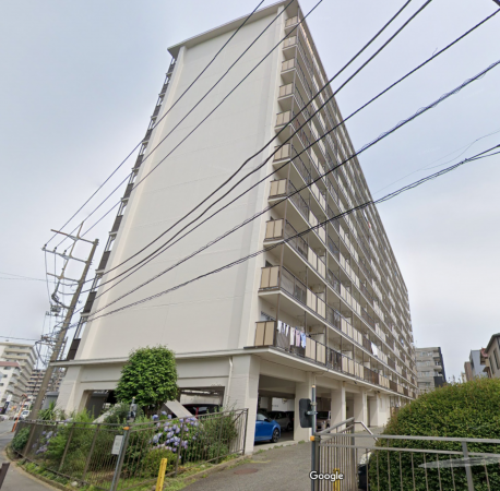 横須賀市根岸町、マンションの外観画像です
