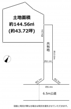 横須賀市桜が丘、土地の間取り画像です