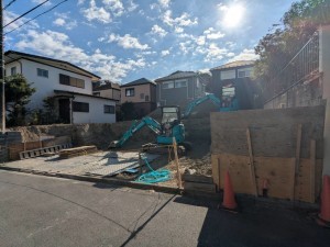 横須賀市岩戸、新築一戸建ての外観画像です