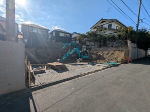 横須賀市岩戸、新築一戸建ての外観画像です