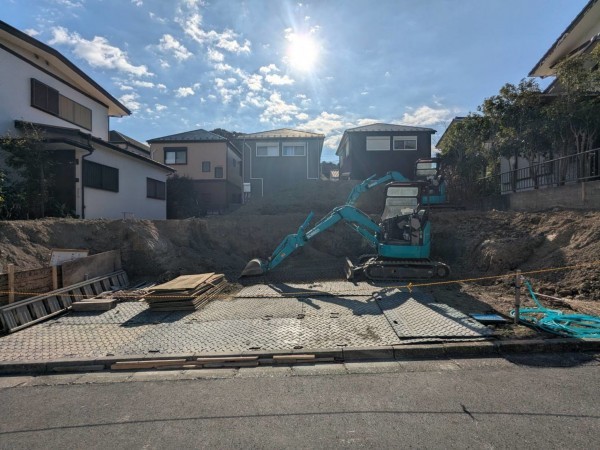 横須賀市岩戸、新築一戸建ての外観画像です