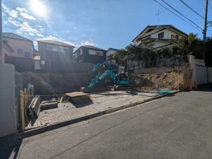 横須賀市岩戸、新築一戸建ての外観画像です