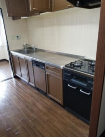 横須賀市野比、マンションのキッチン画像です