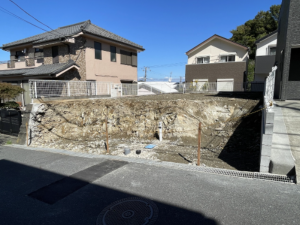 横須賀市森崎、土地の外観画像です