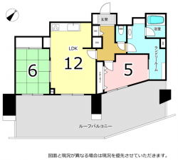 横須賀市公郷町、マンションの間取り画像です