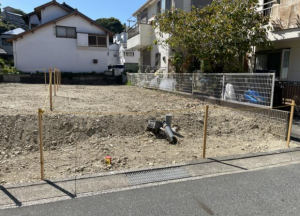 横須賀市二葉、土地の外観画像です
