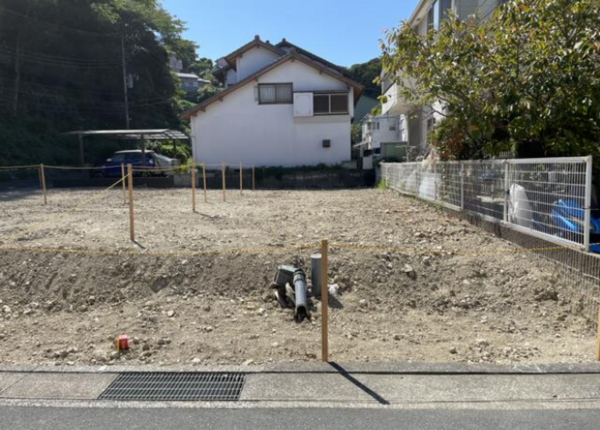 横須賀市二葉、土地の外観画像です