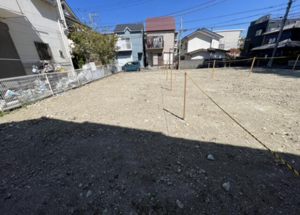 横須賀市二葉、土地の外観画像です
