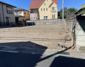 横須賀市長沢、土地の外観画像です