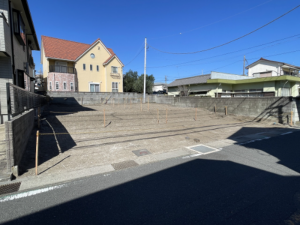 横須賀市長沢、土地の外観画像です