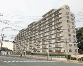 横須賀市野比、マンションの外観画像です