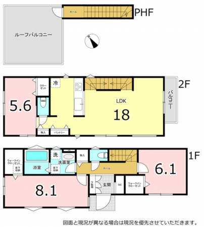 横須賀市舟倉、新築一戸建ての間取り画像です