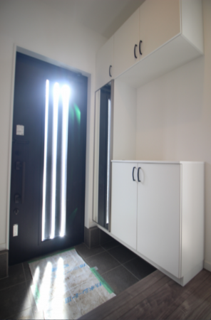 横須賀市舟倉、新築一戸建ての玄関画像です