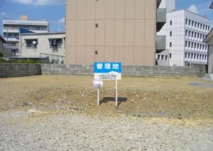 福知山市篠尾新町、土地の画像です