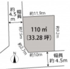 福知山市三和町、土地の画像です