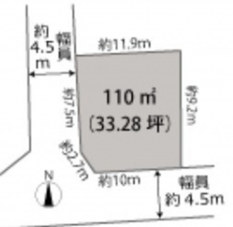 福知山市三和町、土地の画像です