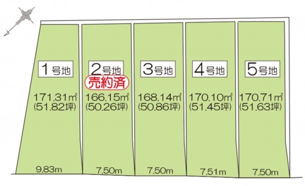 福知山市字長田、土地の画像です