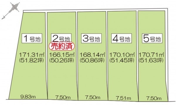 福知山市字長田、土地の画像です