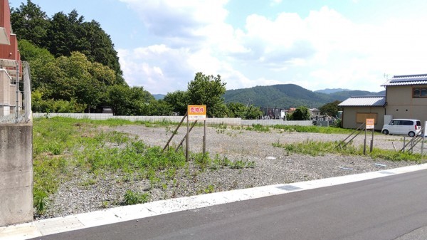 福知山市字長田、土地の画像です