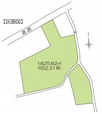 福知山市字前田、土地の間取り画像です