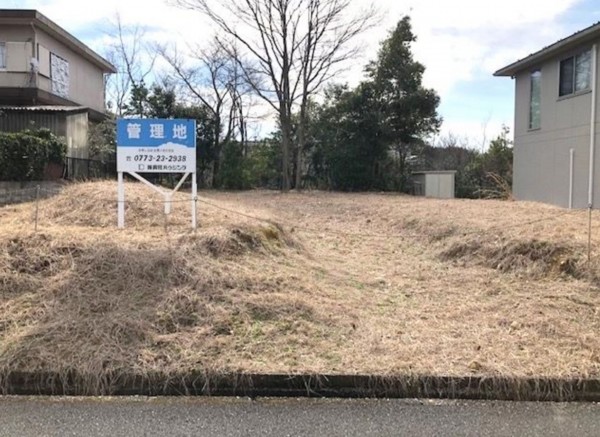 福知山市大池坂町、土地の画像です