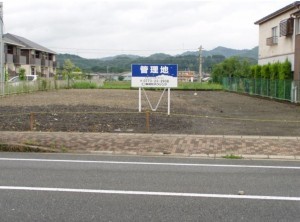 綾部市岡町、土地の画像です