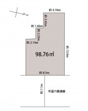 舞鶴市字浜、土地の画像です