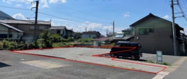 綾部市川糸町、土地の画像です