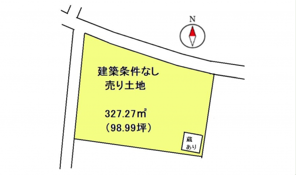 舞鶴市字東神崎、土地の間取り画像です