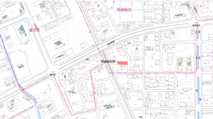 境港市馬場崎町、土地の間取り画像です