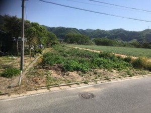 鳥取市福部町湯山、土地の画像です