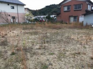 鳥取市気高町浜村、土地の間取り画像です