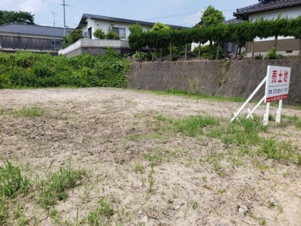 鳥取市鹿野町今市、土地の画像です