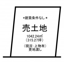 鳥取市青谷町青谷、土地の間取り画像です