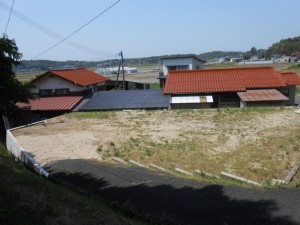松江市西谷町、土地の間取り画像です