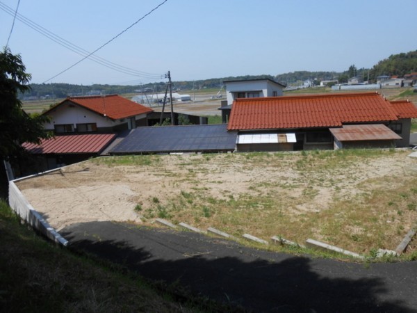 松江市西谷町、土地の間取り画像です