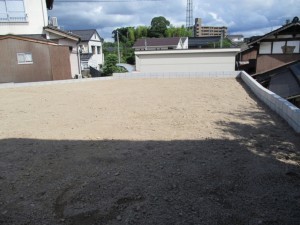 松江市上乃木、土地の外観画像です