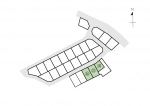 鳥取市浜坂、土地の間取り画像です