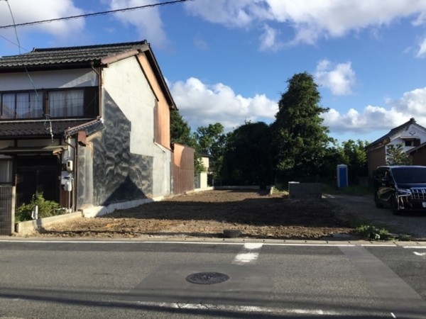 松江市石橋町、土地の間取り画像です