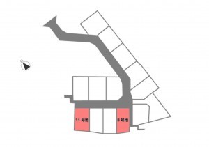 松江市法吉町、土地の間取り画像です