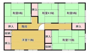 鳥取市河原町佐貫、新築一戸建ての画像です