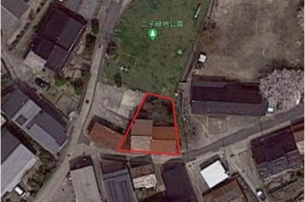松江市八束町二子、土地の間取り画像です