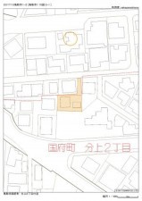 鳥取市国府町分上、土地の間取り画像です