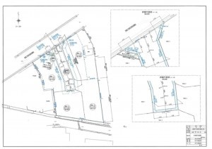 出雲市下古志町、土地の間取り画像です