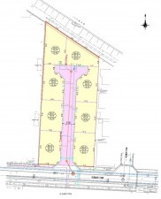 鳥取市徳吉、土地の間取り画像です