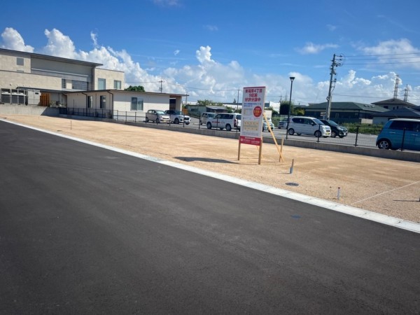 米子市東福原、土地の前面道路を含む現地写真画像です