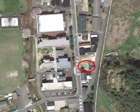 松江市宍道町宍道、土地の間取り画像です