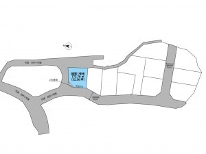 松江市雑賀町、土地の間取り画像です